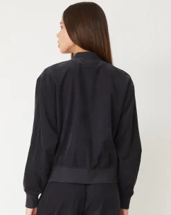 MONROW Mini Corduroy Bomber Jacket FADEDBLACK Flash Sale